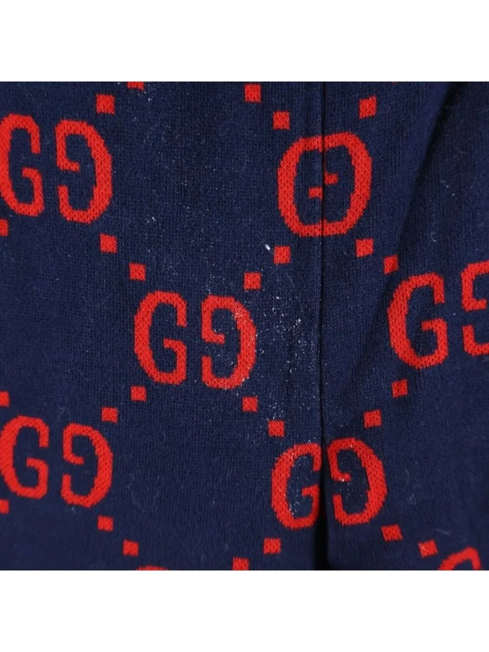 Gucci Jacquard Sweatpants GG All Over Print Navy